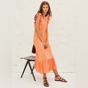 Ba&sh Voyce Ruffles Sleeve Dress